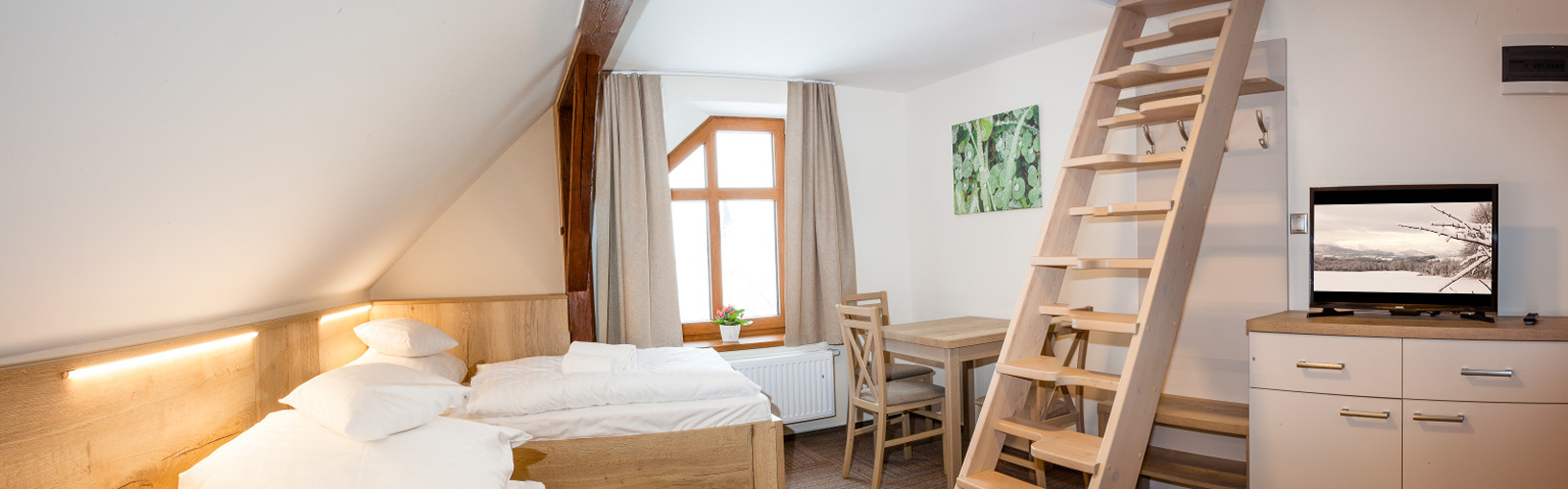 Mezonetový pokoj – Penzion Šléglov